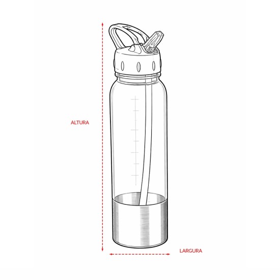 Squeeze Plástico 750ml Personalizada