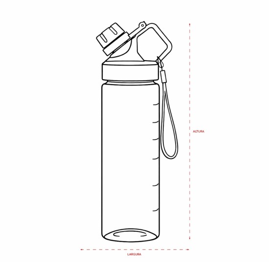Squeeze Plástico 750ml Personalizado