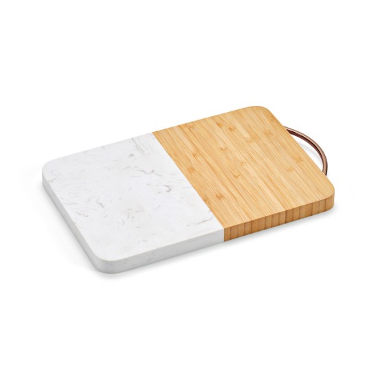 Tábua de corte em bambu e mármore Personalizada