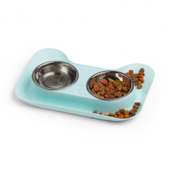 Tigela Dupla para Animais Personalizada