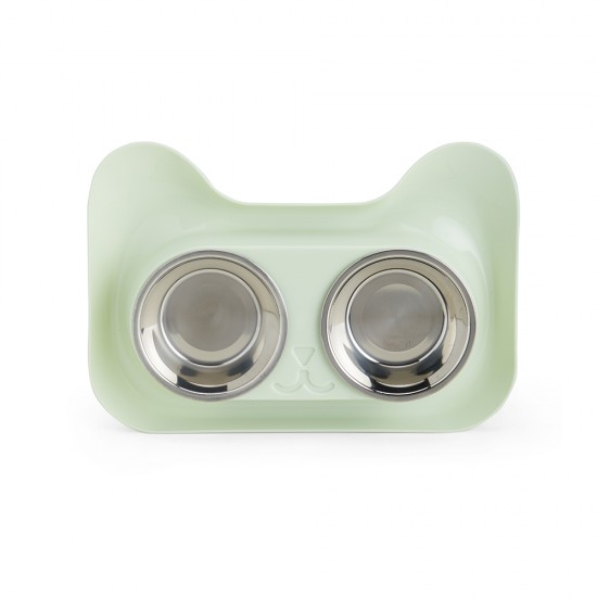 Tigela Dupla para Animais Personalizada