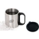 Caneca de Inox 180ml Personalizada com Tampa