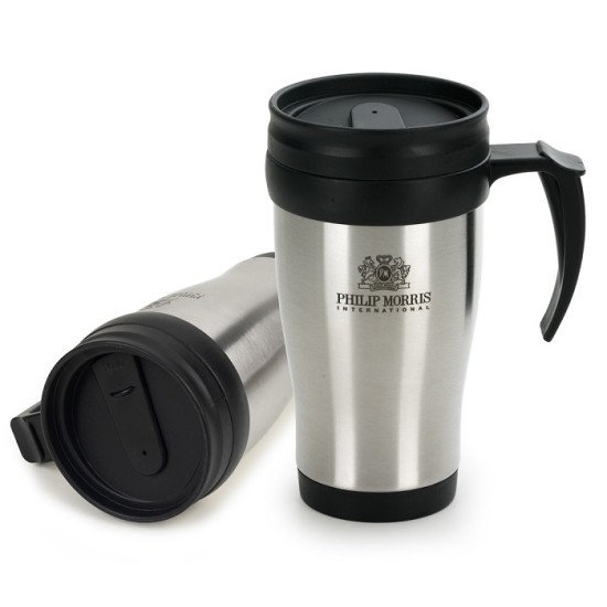 Caneca de Metal e PVC 400ml Personalizada