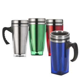 Caneca Interior em Inox e Exterior em Acrílico Personalizada