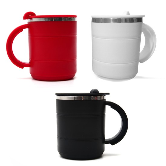 Caneca Plástica e Metal 400ml Personalizada