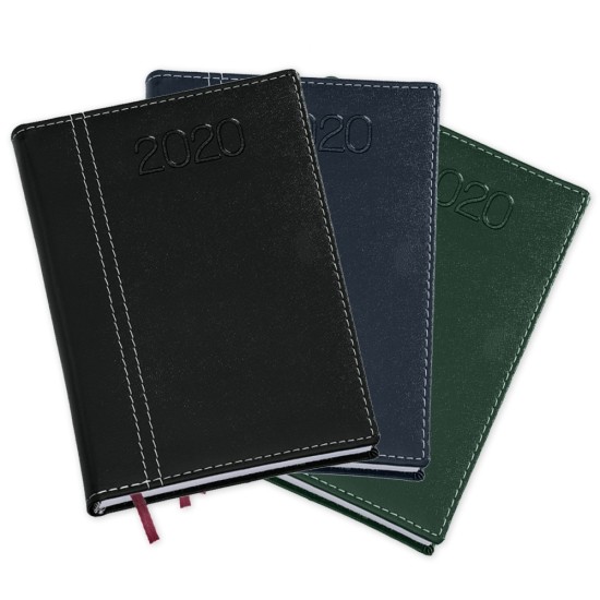 Agenda Diária em Couro Sintético Personalizada