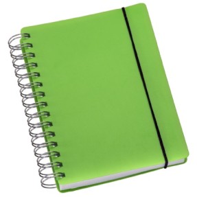 Agenda Compacta Wire-o com Elástico Personalizada