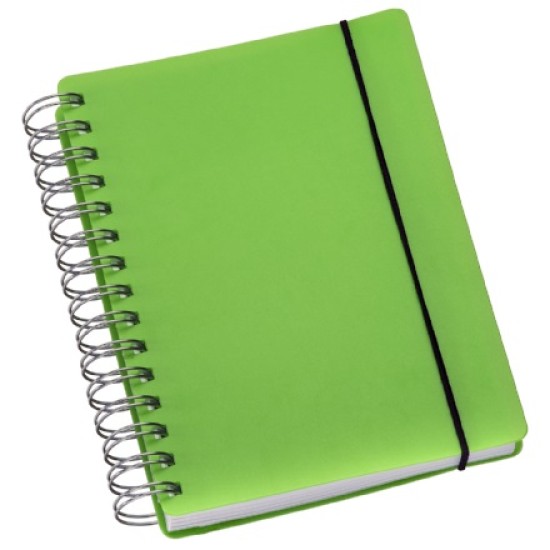 Agenda Compacta Wire-o com Elástico Personalizada