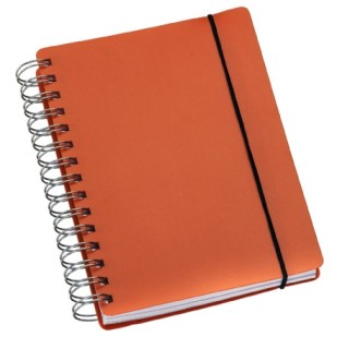 Agenda Compacta Wire-o com Elástico Personalizada
