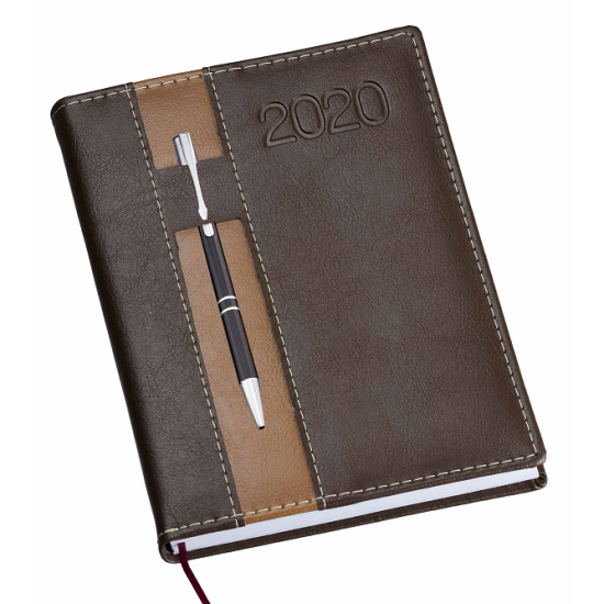 Agenda Diária com Caneta Personalizada