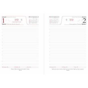 Agenda Diária com Caneta Personalizada