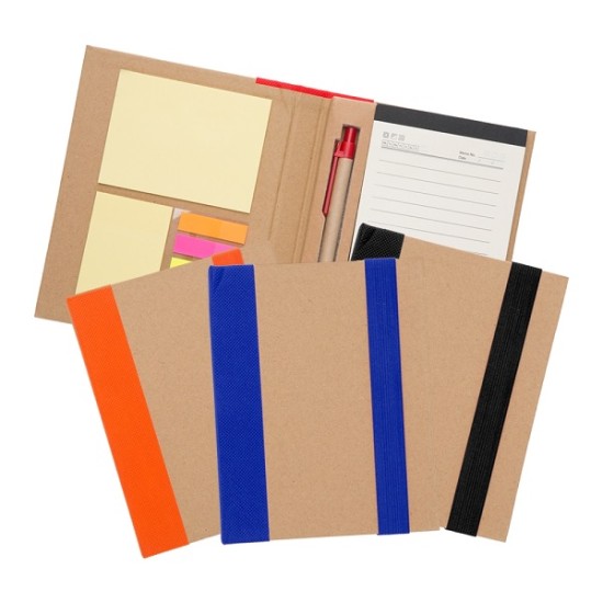 Bloco de Anotação com Post-it e Caneta Personalizado para Brindes