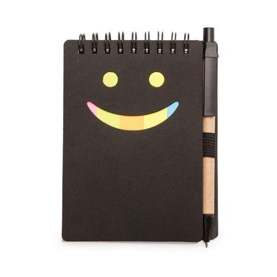 Bloco de Anotações com Post-it e Caneta Personalizado