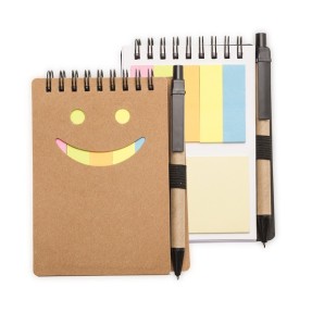 Bloco de Anotações com Post-it e Caneta Personalizado