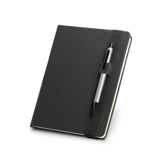 Caderno Capa Dura em Couro Sintético Personalizado