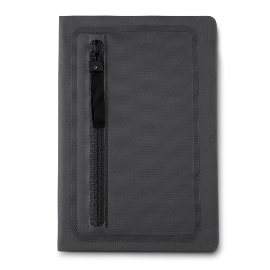 Caderno com Porta Objetos na Capa Personalizado