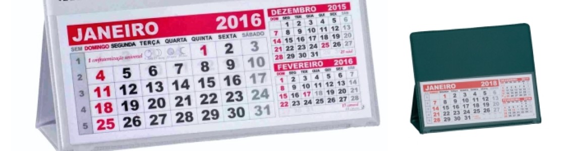 Calendários de Mesa