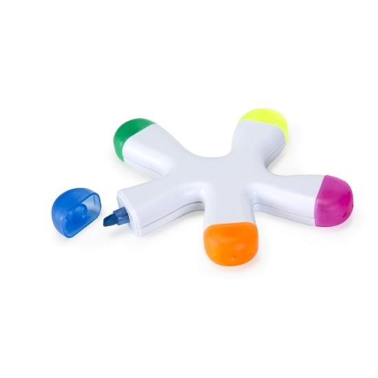 Marca Texto Personalizado com 5 Cores Splash