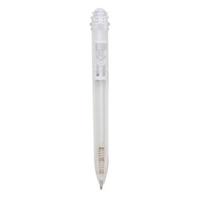 Caneta Plástica Transparente Personalizada para Brindes