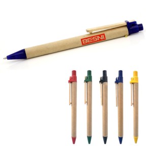 Caneta Ecológica de Papelão Personalizada