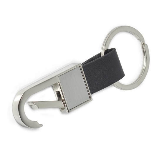 Chaveiro de Couro com Metal Personalizado