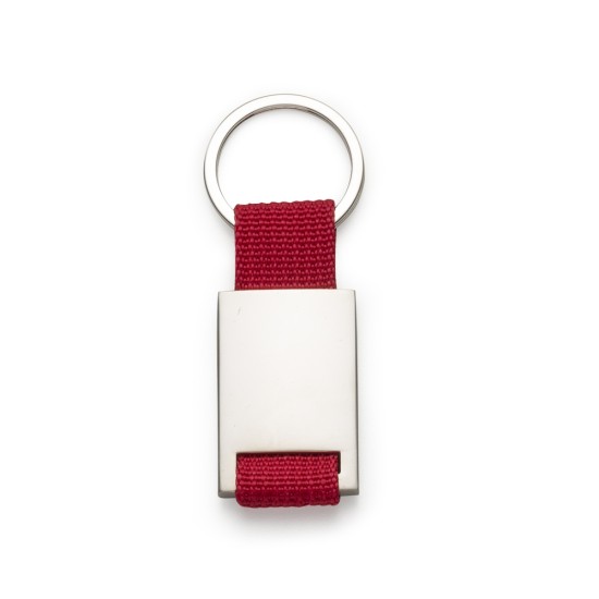 Chaveiro de Metal com Detalhe em Nylon Personalizado para Brindes