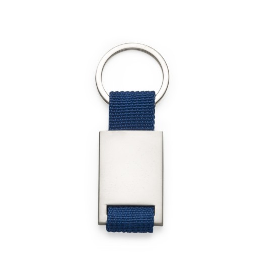 Chaveiro de Metal com Detalhe em Nylon Personalizado para Brindes