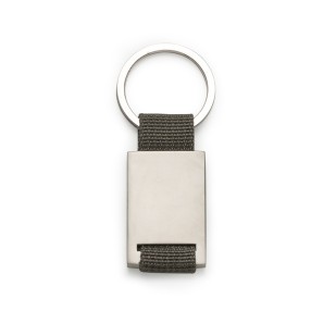 Chaveiro de Metal com Detalhe em Nylon Personalizado para Brindes