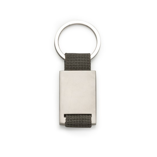 Chaveiro de Metal com Detalhe em Nylon Personalizado para Brindes
