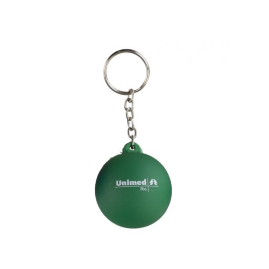 Chaveiro Anti-Stress Bolinha Personalizado