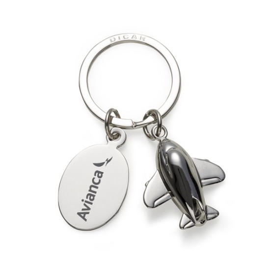Chaveiro Formato Avião Personalizado para Brindes