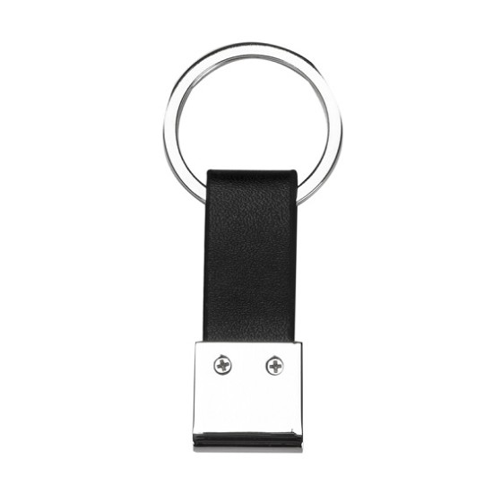 Chaveiro de Metal com Couro Promocional para Brindes