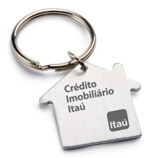 Chaveiro Personalizado Formato Casa