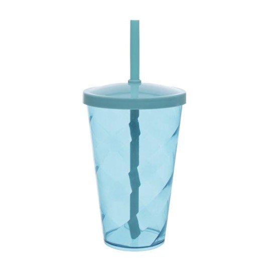 Copo 550ml Personalizado com Tampa e Canudo