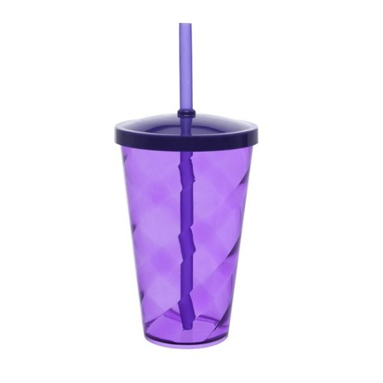 Copo 550ml Personalizado com Tampa e Canudo