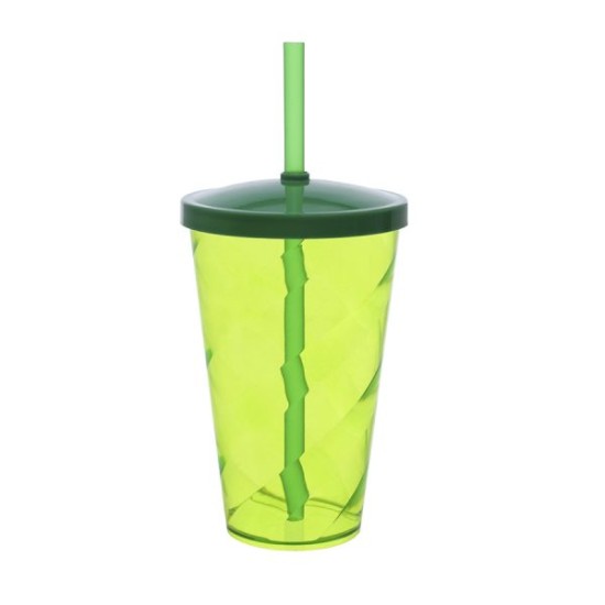 Copo 550ml Personalizado com Tampa e Canudo
