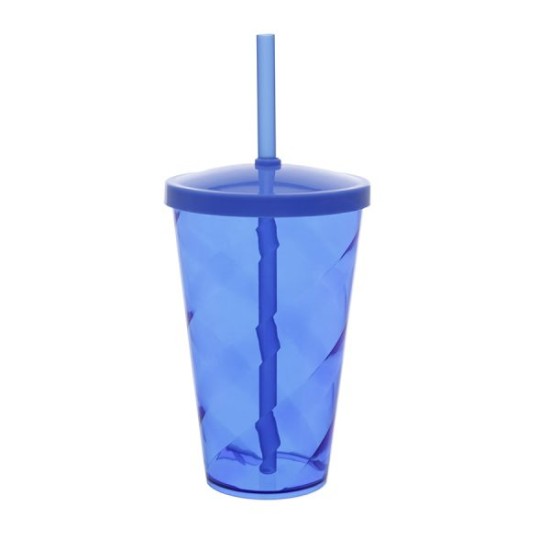 Copo 550ml Personalizado com Tampa e Canudo