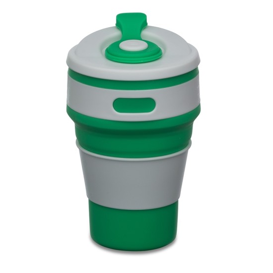 Copo Retrátil 350ml de Silicone Personalizado