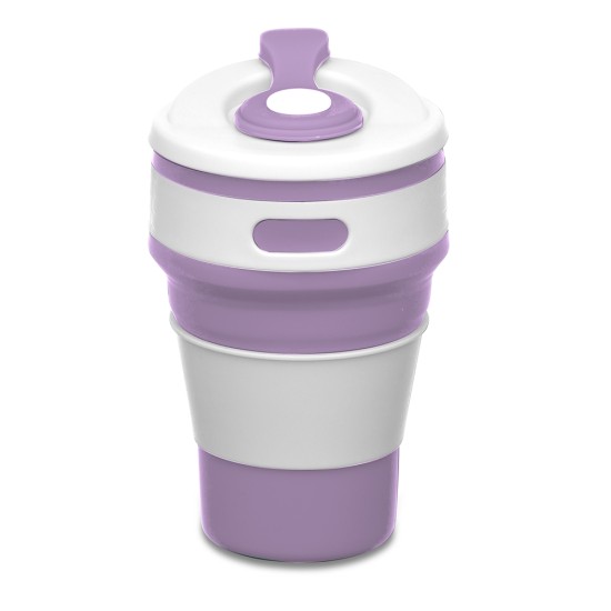Copo Retrátil 350ml de Silicone Personalizado