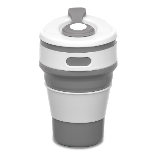 Copo Retrátil 350ml de Silicone Personalizado