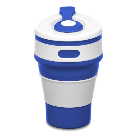 Copo Retrátil 350ml de Silicone Personalizado