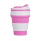Copo Retrátil 350ml de Silicone Personalizado