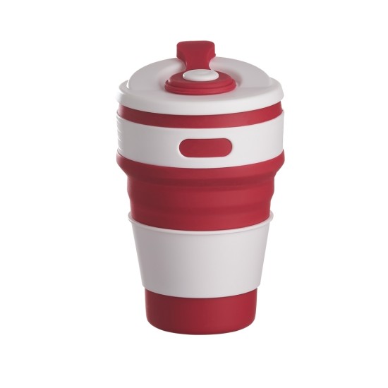 Copo Retrátil 350ml de Silicone Personalizado