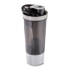 Garrafa Coqueteleira Plástica 720ml com copo Personalizada