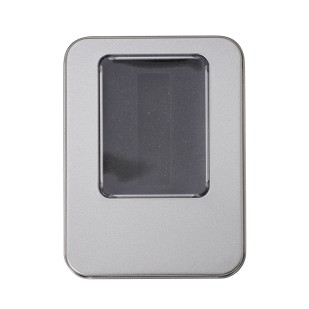 Estojo de Metal com Visor Para Pen Drive Personalizado