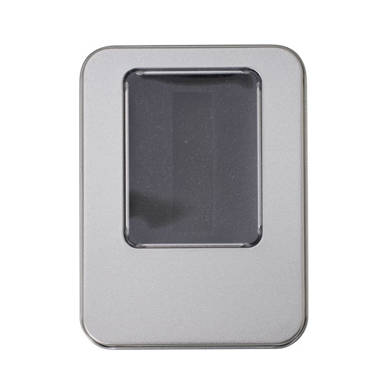 Estojo de Metal com Visor Para Pen Drive Personalizado