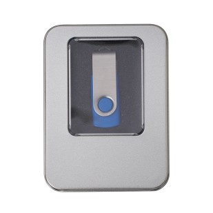Estojo de Metal com Visor Para Pen Drive Personalizado