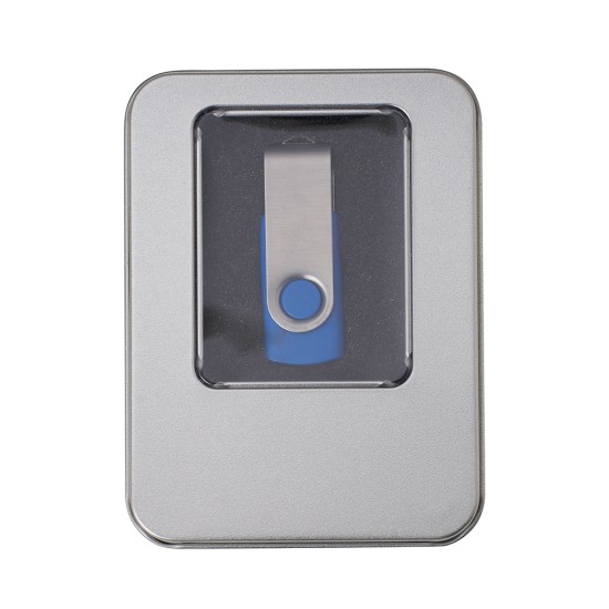 Estojo de Metal com Visor Para Pen Drive Personalizado