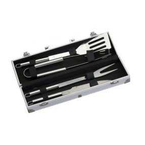 Kit Churrasco 4 Peças Com Maleta Personalizada