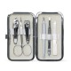Kit Manicure 6 peças com estojo em Couro Sintético Personalizado